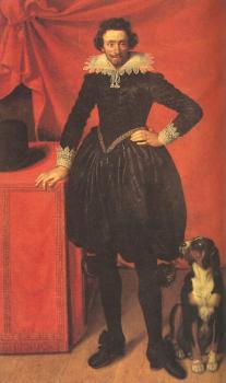 弗蘭斯 普佈斯 Portrait of Claude de Lorrain, Prince of Chevreuse